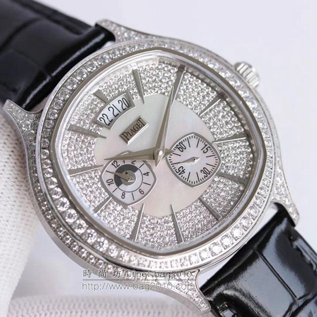 伯爵手錶 PiagetEmperador枕形腕表 白色珍珠貝母錶盤 伯爵男士腕表  hds1694